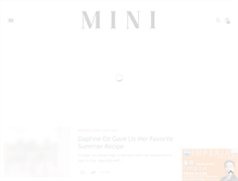 Tablet Screenshot of mini-magazine.com